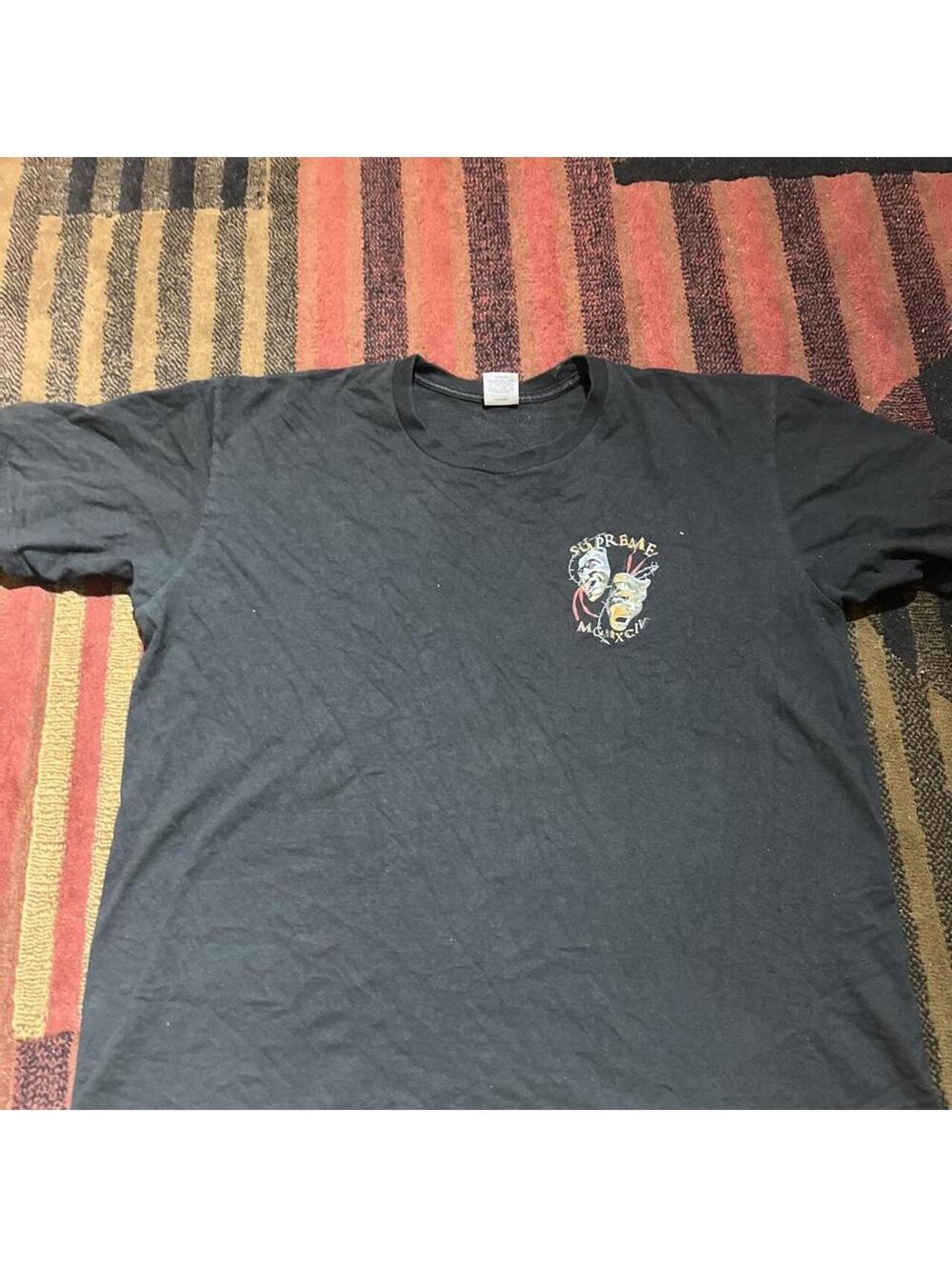Supreme Laugh Now Tee in black, from the SS20 collection